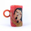 girl singing cute unique cup