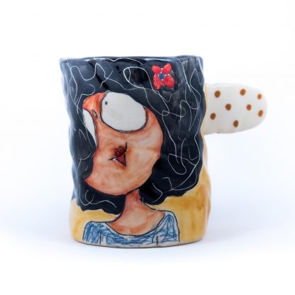 miss art unique fun ceramic mug
