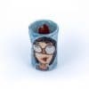 my hipster cute wine glass