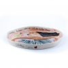 my music round ceramic platter