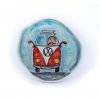 my ride handmade ceramic round platter