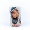 my wise sailor ceramic wine glass