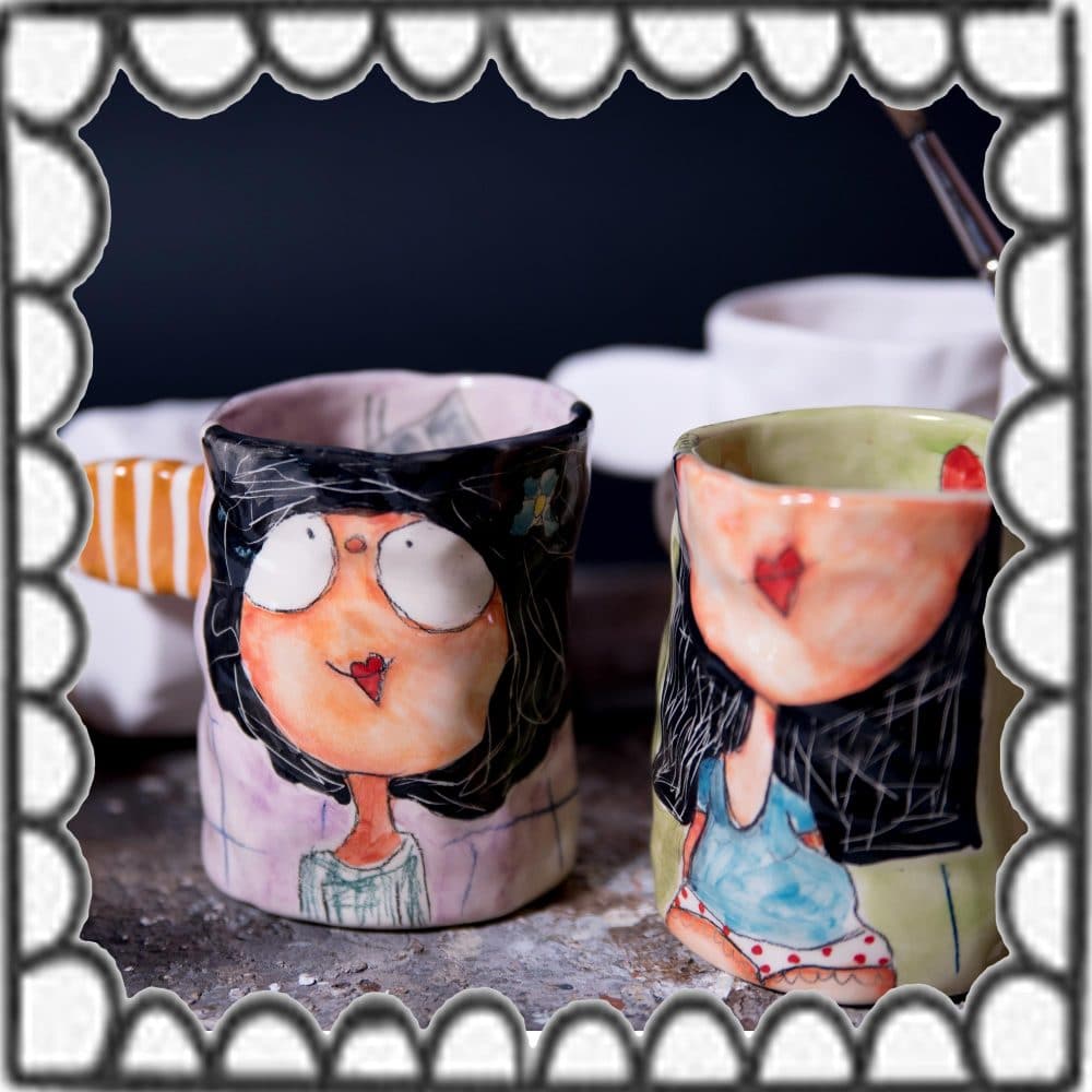 unique handmade ceramic mugs cool mugs for women