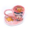 Ceramic espresso cup w/ saucer - Imagine your dream - Image 2