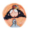 Ceramic plate - Miss Art #4