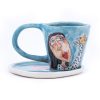 Ceramic espresso cup w/ saucer - Tiziana