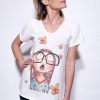 Miss Art 100% cotton T shirt for women - Image 4