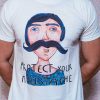Protect your mustache tshirt - Image 3