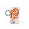 Cappuccino cup - A ginger woman