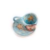 Ceramic espresso cup w/saucer - Miss Art dreaming - Image 2