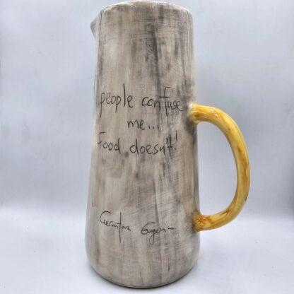 One of a kind ceramic jug