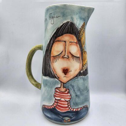 One of a kind ceramic jug