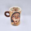 Cappuccino cup - Dotted daisy - Image 2