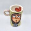 Cappuccino cup - Blue eyed girl - Image 2