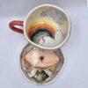 One of a kind handmade and hand painted