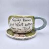 Hand painted tea cup