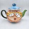 Ceramic teapot made from premium stoneware clay
