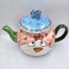 Ceramic teapot made from premium stoneware clay