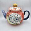 Pottery teapot made from premium stoneware clay