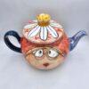 Pottery teapot made from premium stoneware clay