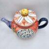 Pottery teapot made from premium stoneware clay