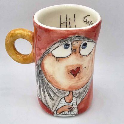 Ceramic cappuccino cup 150ml / 5oz