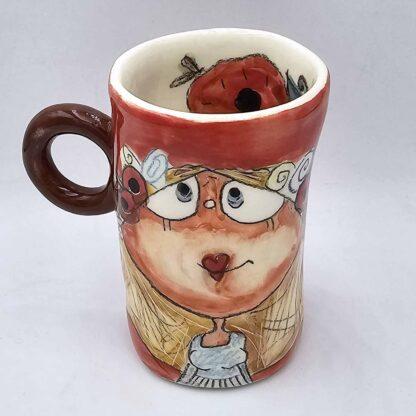 Pottery cappuccino cup 150ml / 5oz