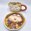 Pottery tea cup