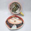250 ml Ceramic tea cup with handle and saucer