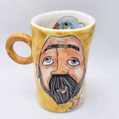 150ml / 5 oz handmade cappuccino cup