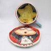 Handmade and hand painted stoneware tea cup