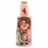 Cute pottery bottle with cork, 1250 ml capacity, handmade with premium stoneware clay