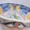 Handmade ceramic salad bowl