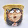 Stoneware gunny sack cup